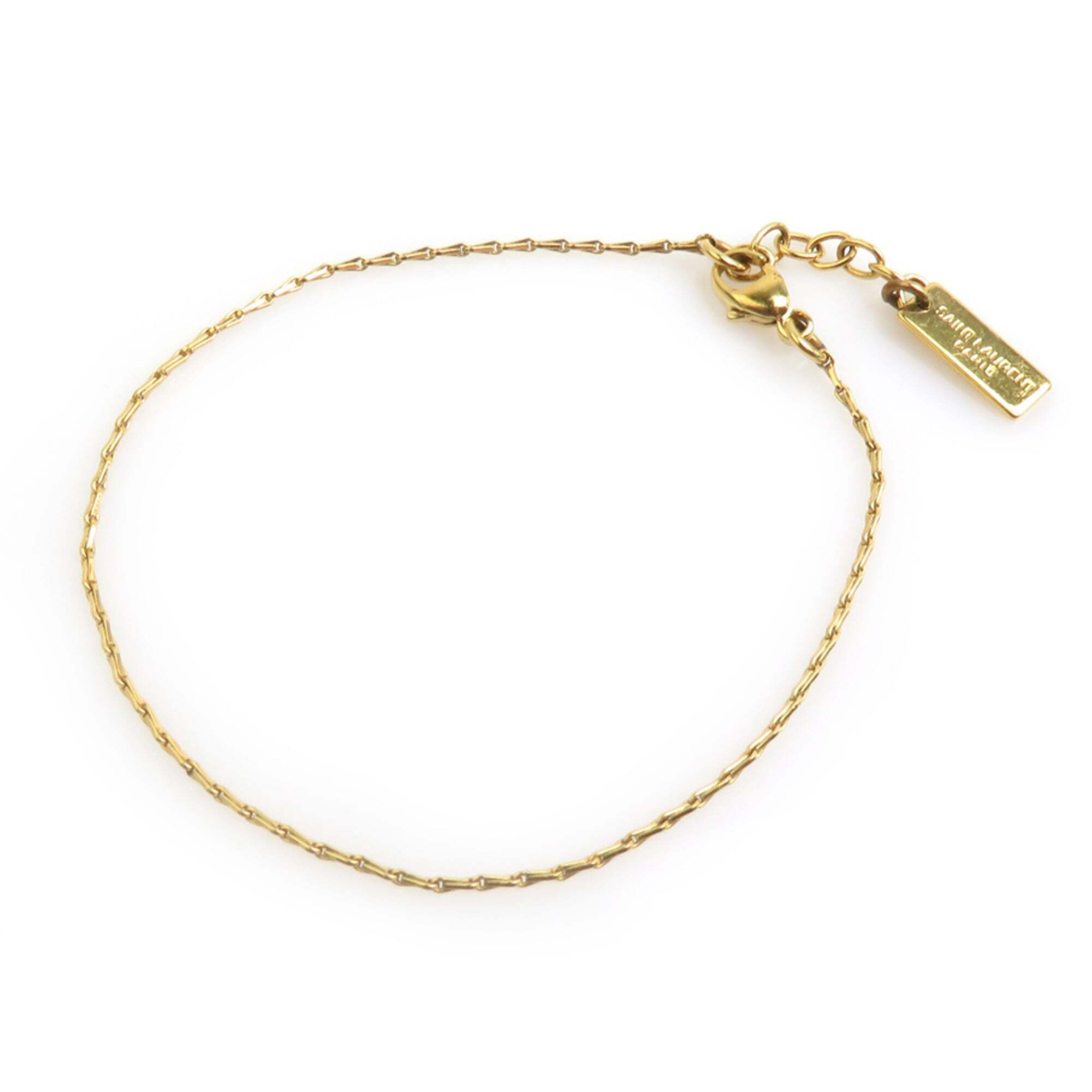 Saint Laurent Bracelet In Gold For Women Free Shipping R11031a 244$